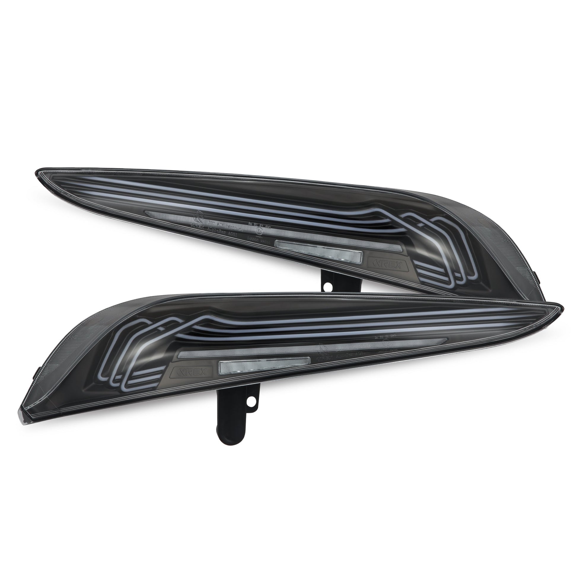 20-25 Toyota Supra CSL Laser Style LUXX-Series LED Tail Lights - Black | AlphaRex