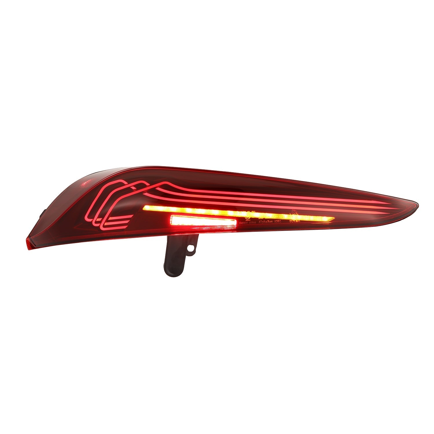 20-25 Toyota Supra CSL Laser Style LUXX-Series LED Tail Lights - Vivid Red | AlphaRex