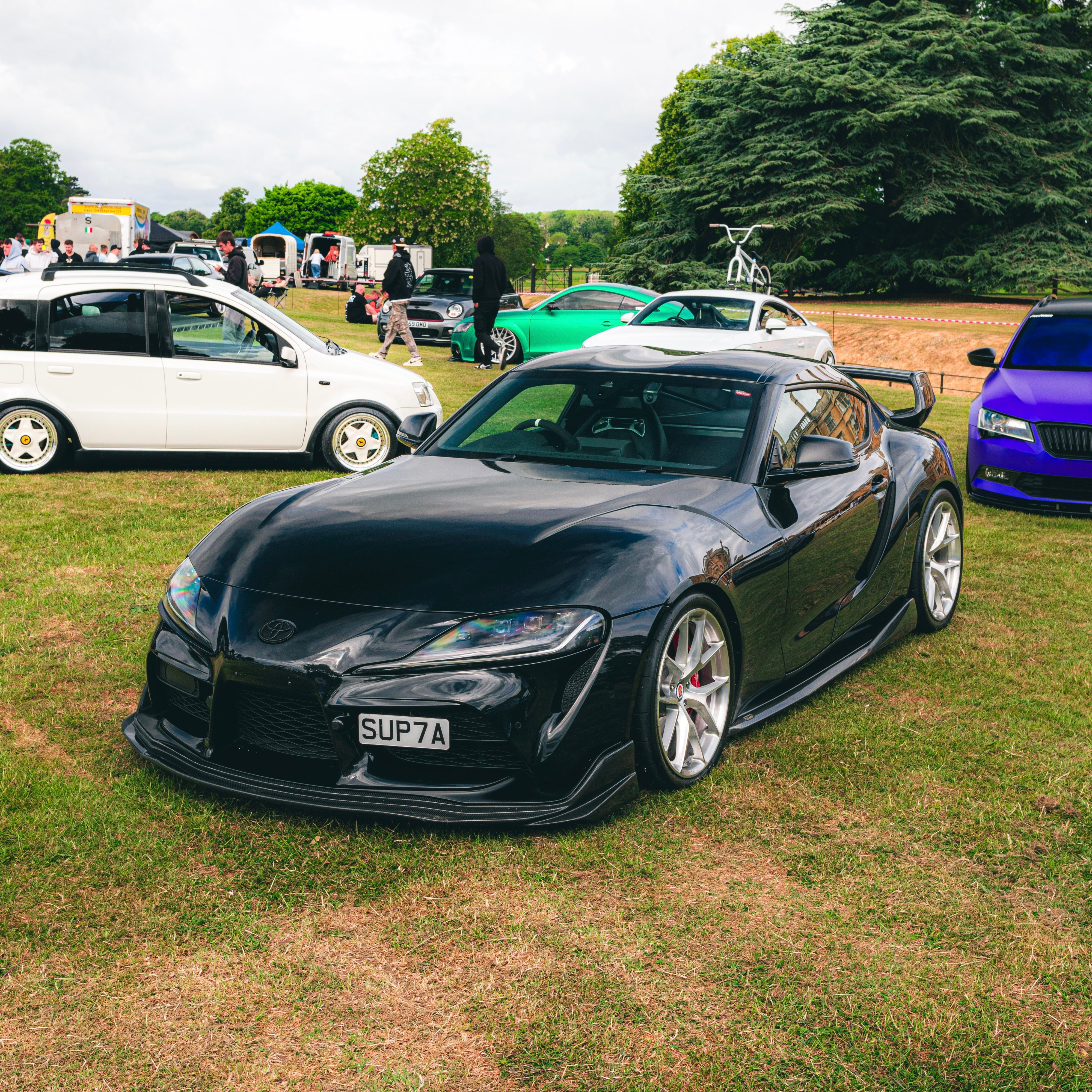 TOYOTA GR SUPRA A90 CARBON FIBRE VARIS STYLE SIDE SKIRTS (2019+)
