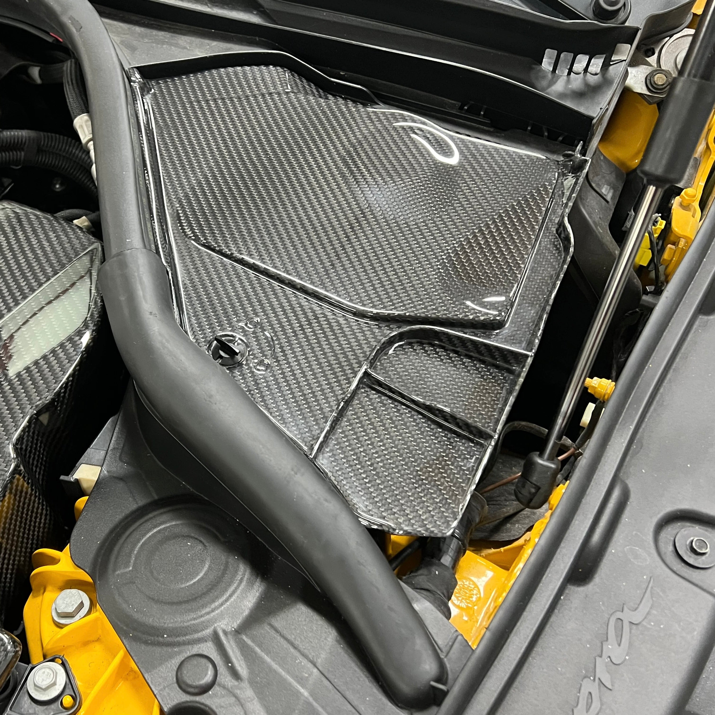 TOYOTA GR SUPRA A90 PRE-PREG CARBON FIBRE ENGINE BAY COVERS (2019+)