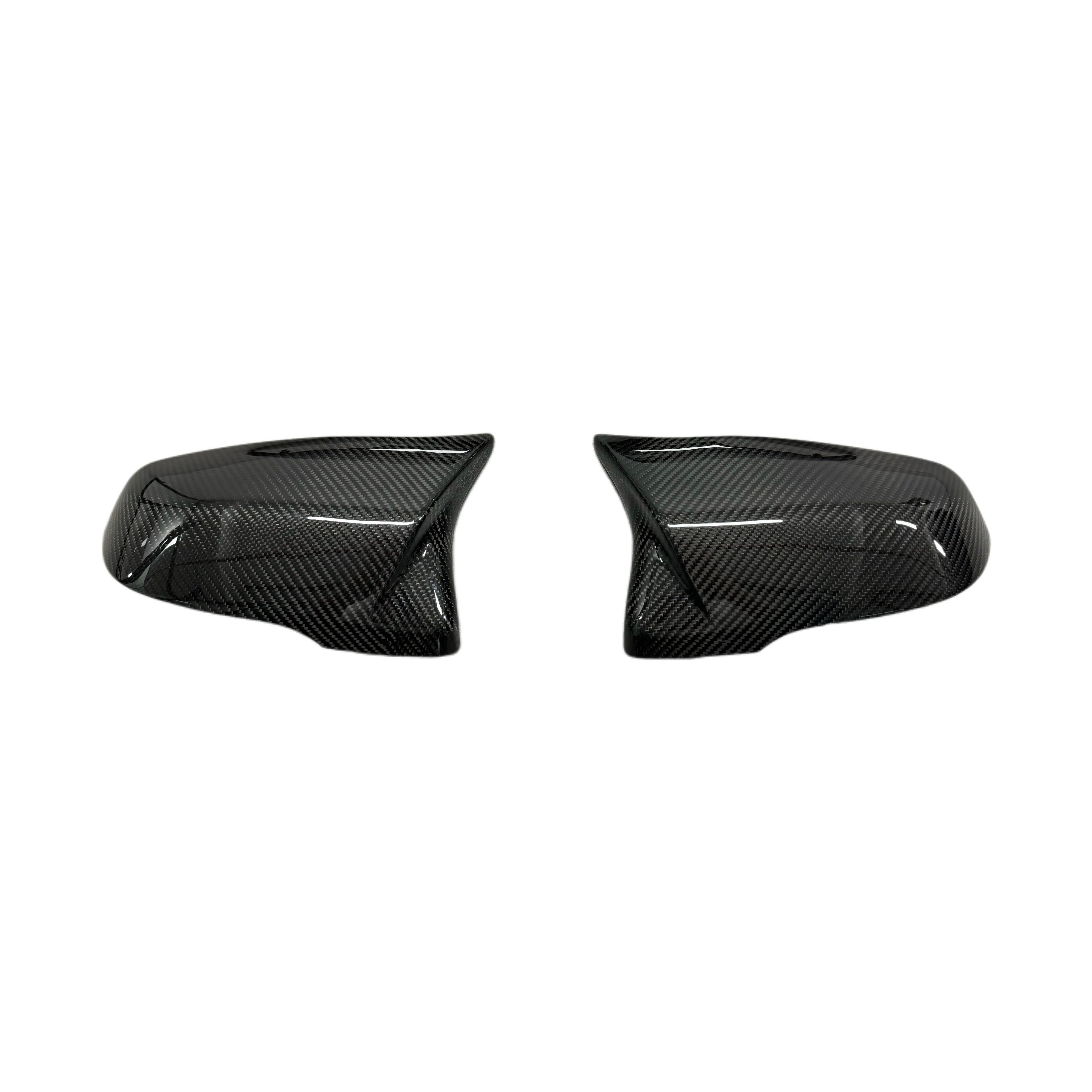 TOYOTA GR SUPRA A90 PRE-PREG CARBON FIBRE M STYLE MIRROR COVERS (2019+)