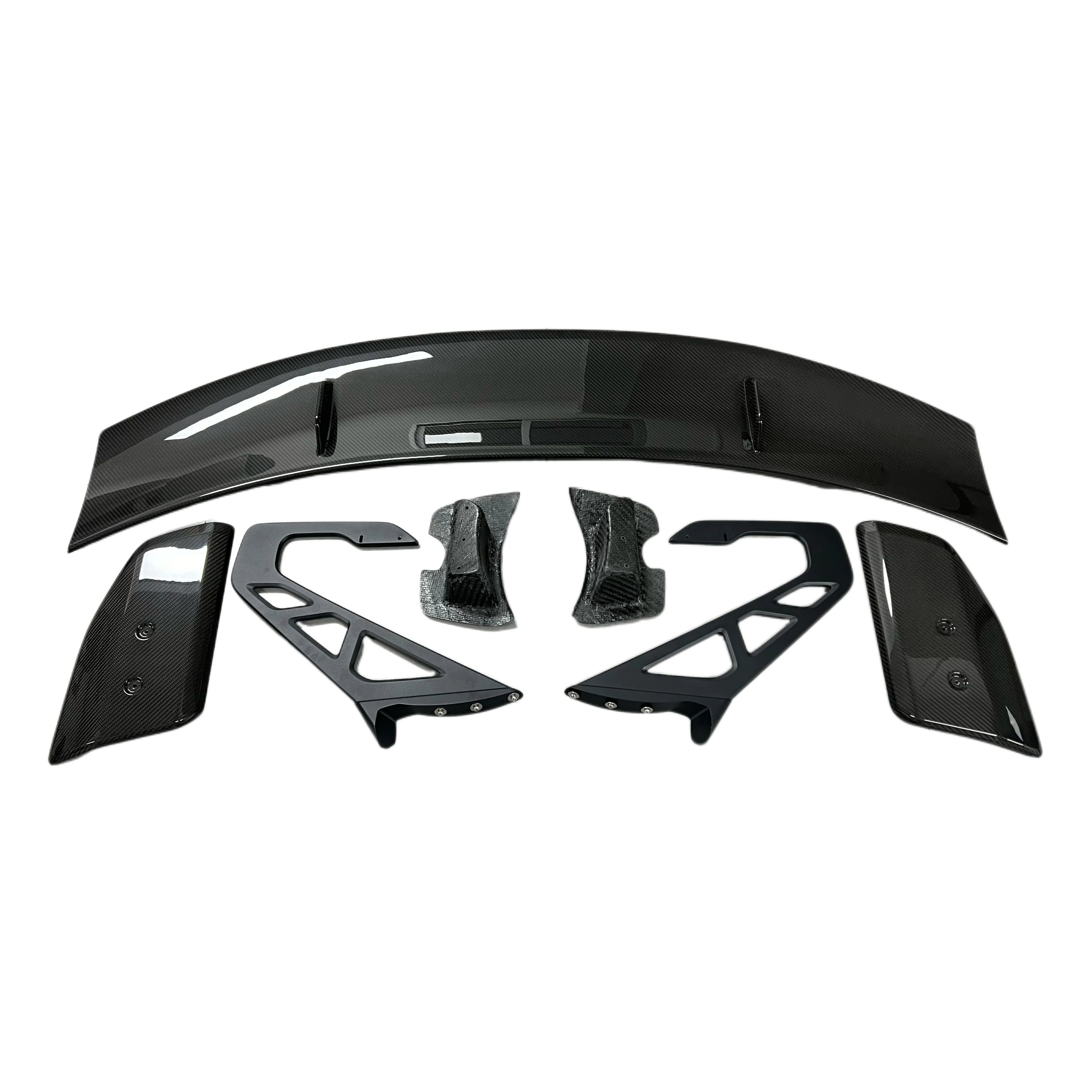 TOYOTA GR SUPRA A90 PRE-PREG CARBON FIBRE V3 REVERSE SWAN NECK REAR WING (2019+)