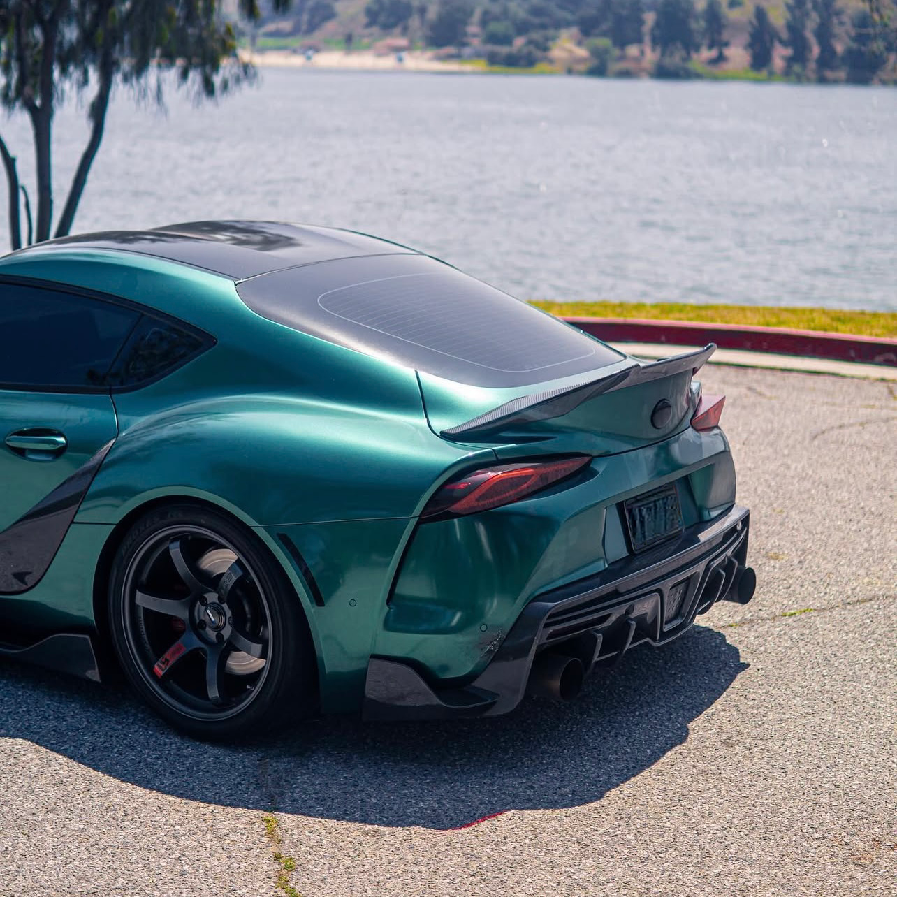 TOYOTA GR SUPRA A90 CARBON FIBRE TOMS STYLE REAR DIFFUSER (2019+)