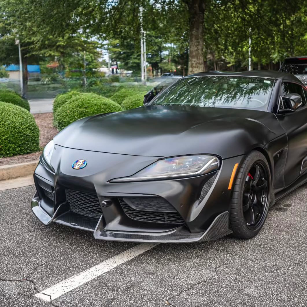 TOYOTA GR SUPRA A90 CARBON FIBRE FRONT SPLITTER (2019+)
