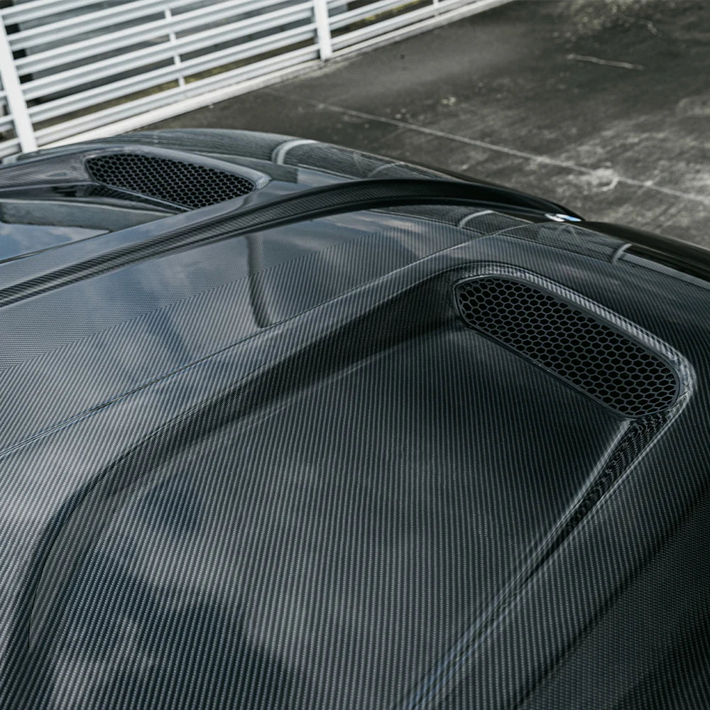 SOOQOO BMW M5 G90 G99 PREPREG CARBON FIBRE VENTED HOOD