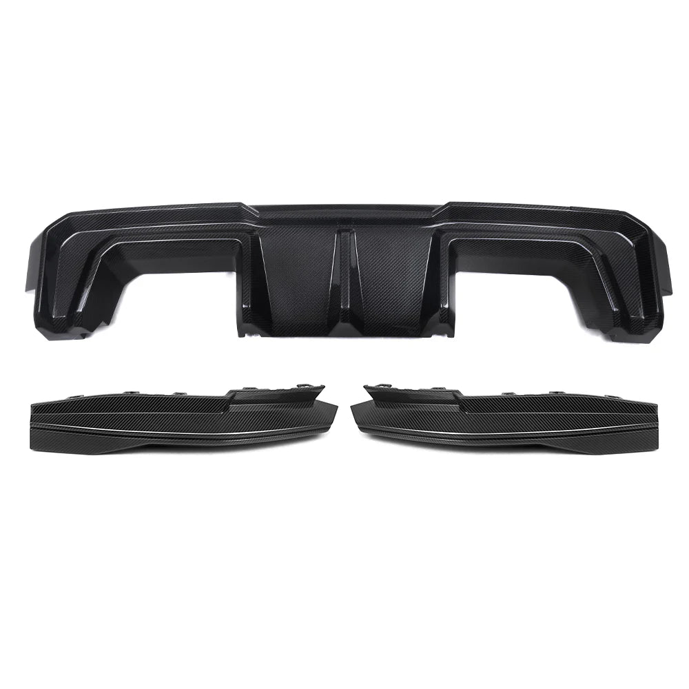 SOOQOO BMW M4 G82 G83 PREPREG CARBON FIBRE REAR DIFFUSER SET