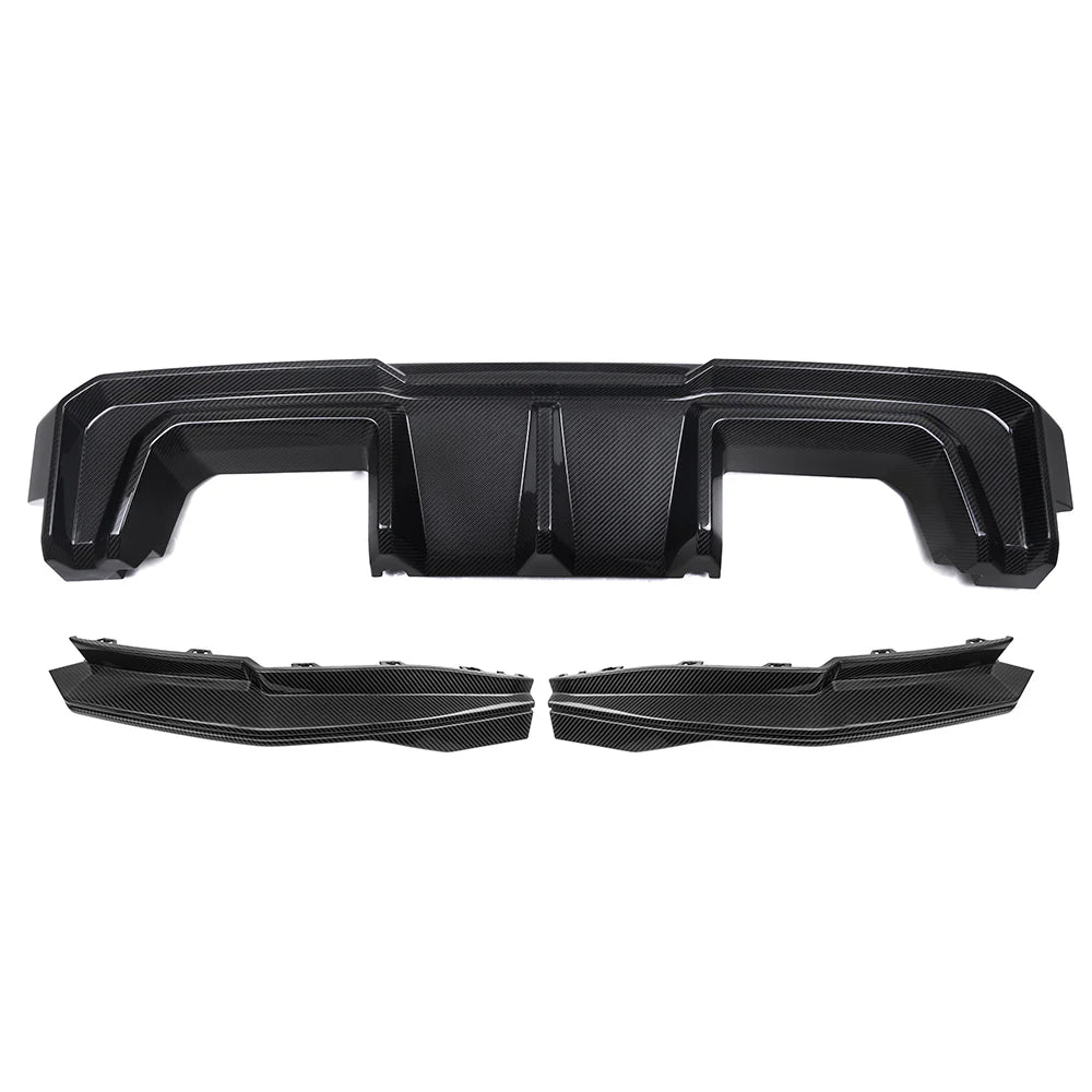 SOOQOO BMW M3 G80 G81 PREPREG CARBON FIBRE REAR DIFFUSER SET