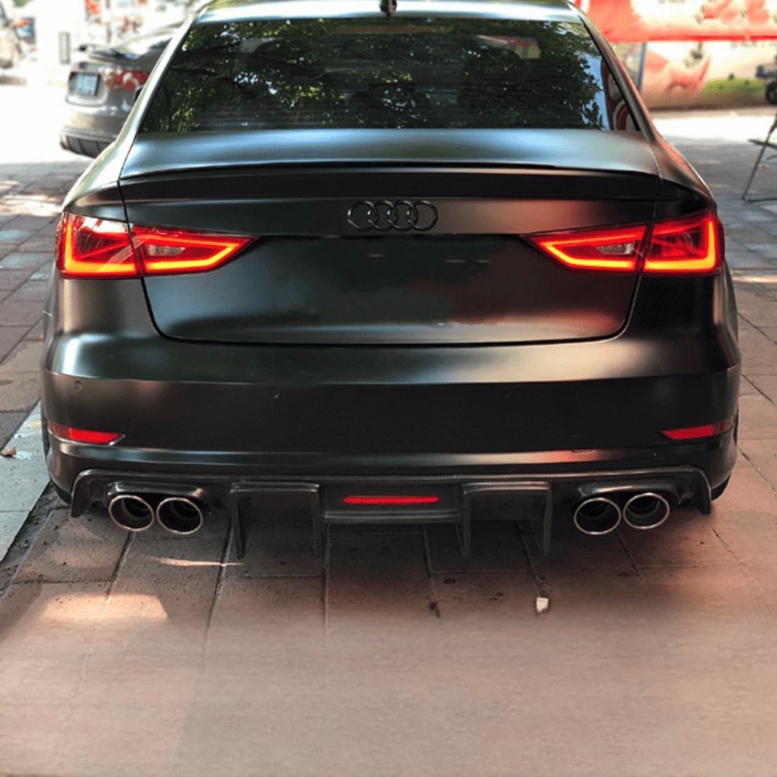 AUDI A3 (S - LINE)/S3 8V SALOON CARBON FIBER REAR DIFFUSER (2013 - 2016) - AutoTailor