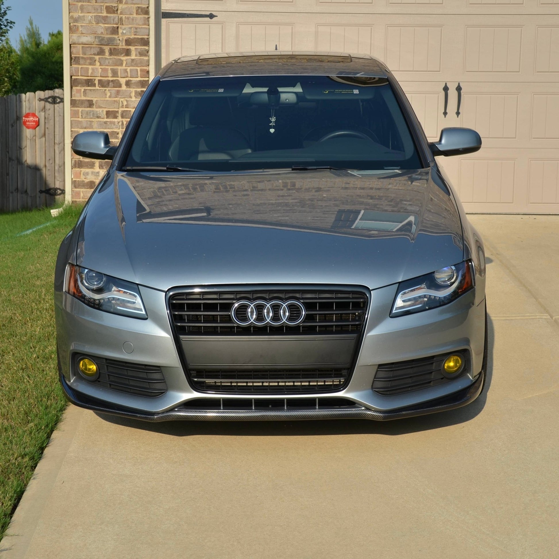 AUDI A4 (S - LINE) B8 SALOON CARBON FIBER FRONT SPLITTER (2009 - 2012) - AutoTailor