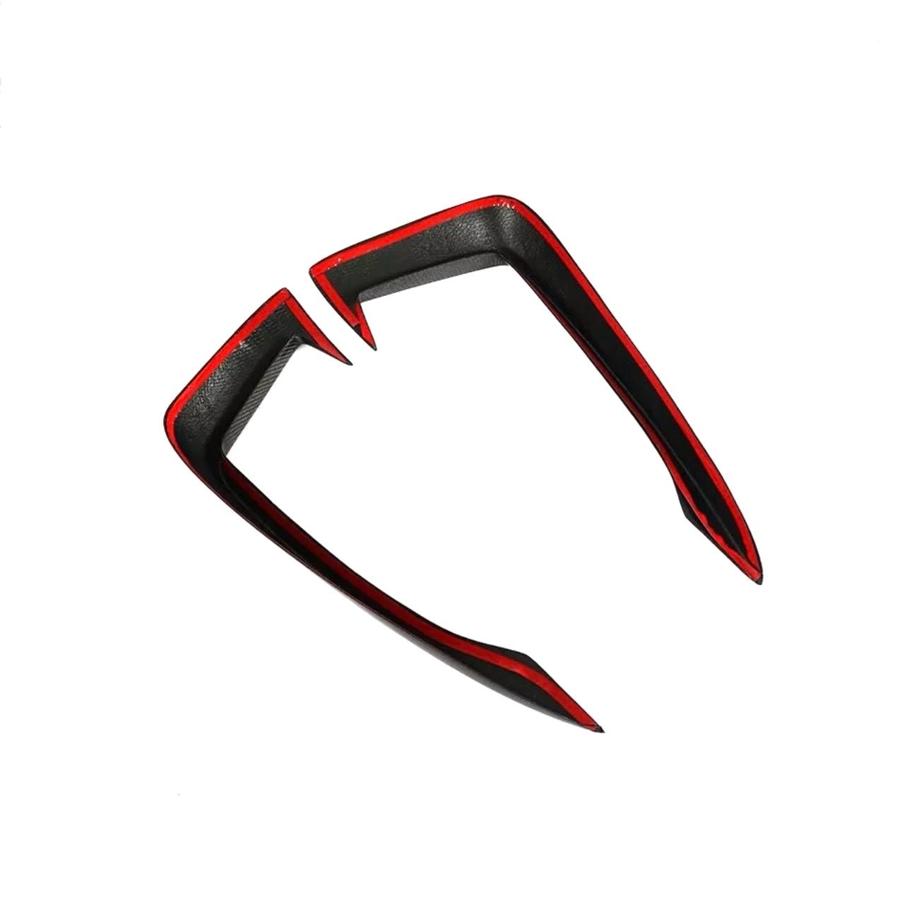 AUDI A4 (S - LINE)/S4 B9 CARBON FIBER FRONT BUMPER FOGLIGHT TRIM COVERS (2017 - 2019) - AutoTailor