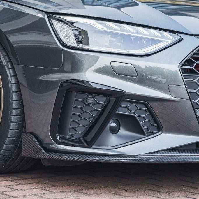 AUDI A4 (S - LINE)/S4 B9.5 PRE - PREG CARBON FIBER FRONT SPLITTER (2020+) - AutoTailor