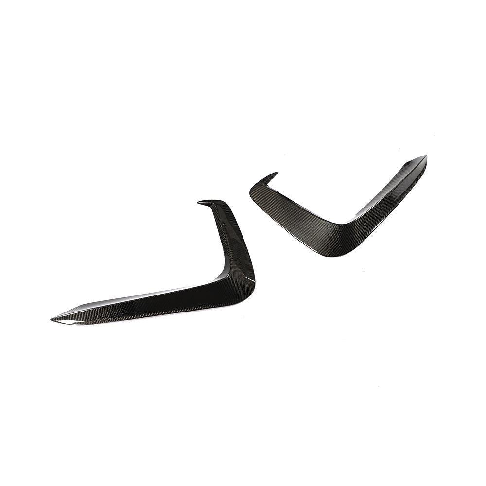 AUDI A5 (S - LINE)/S5 B9 CARBON FIBER FRONT BUMPER FOGLIGHT TRIM COVERS (2017 - 2019) - AutoTailor