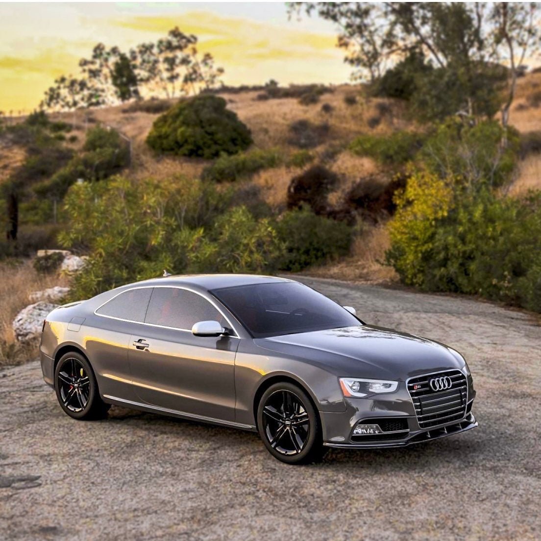 AUDI A5 (S - LINE)/S5 CARBON FIBER 3 PIECE SPLITTER (2013 - 2016) - AutoTailor