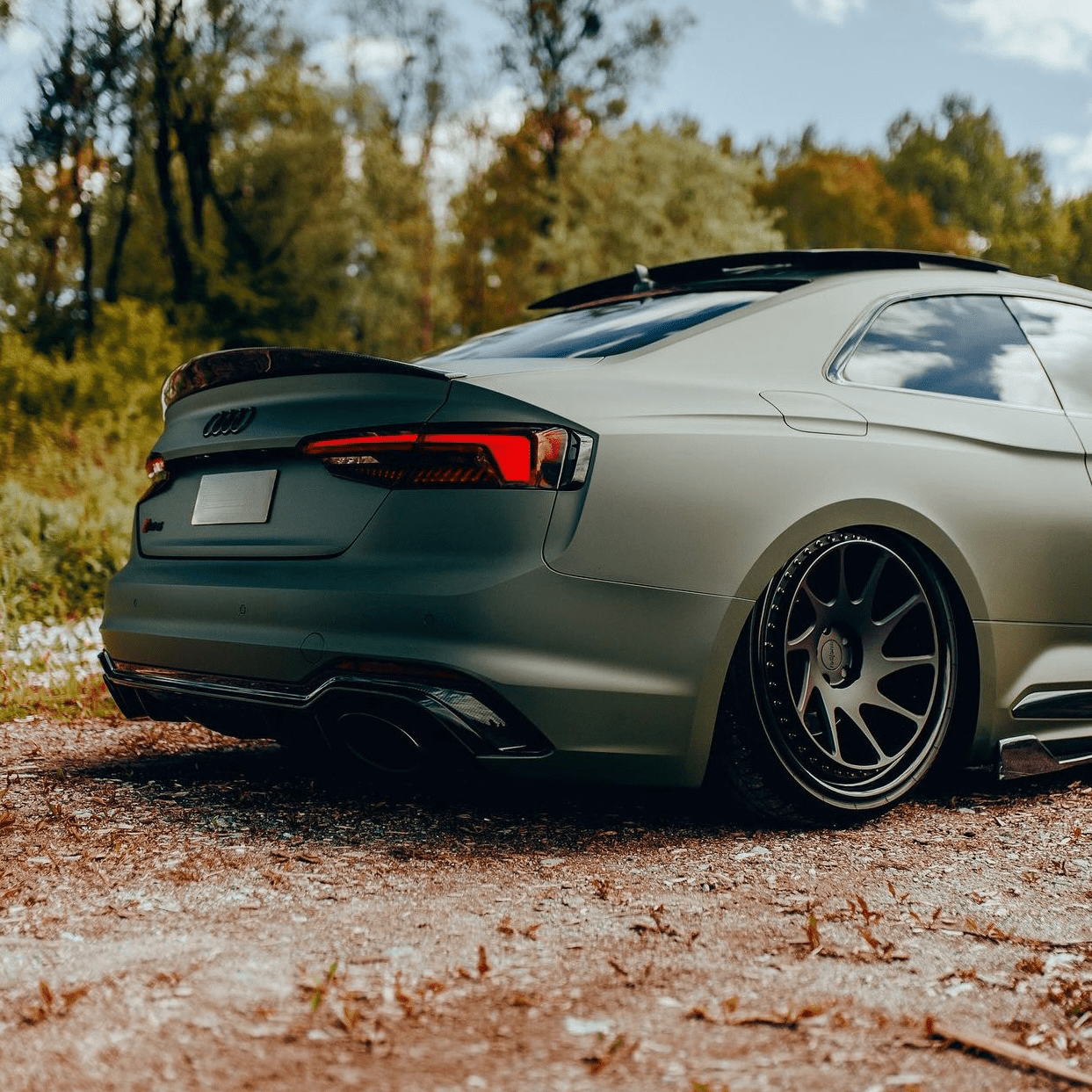 AUDI A5 (S - LINE)/S5/RS5 B9/B9.5 CARBON FIBER REAR SPOILER LIP (2017 - 2024) - AutoTailor