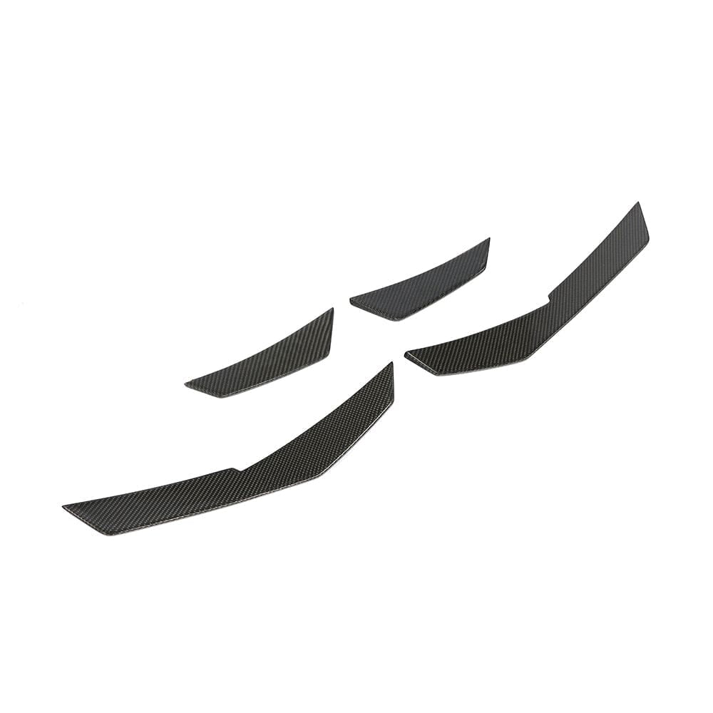 AUDI R8 V10 GEN 2 CARBON FIBER FRONT BUMPER CANARDS (2015 - 2019) - AutoTailor