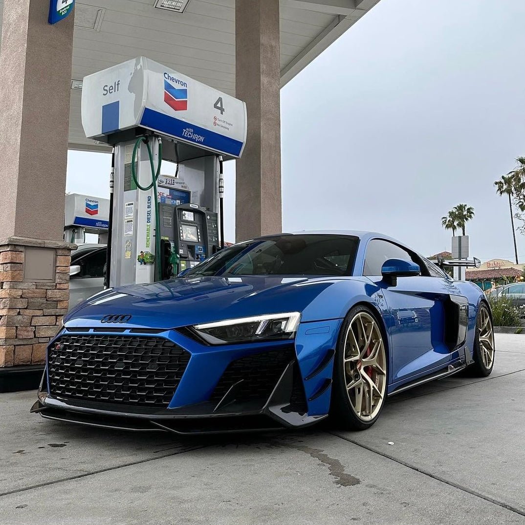 AUDI R8 V10 GEN 2 FL PRE - PREG CARBON FIBER FRONT CANARDS (2020 - 2023) - AutoTailor