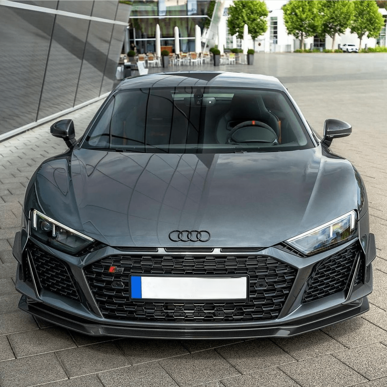 AUDI R8 V10 GEN 2 FL PRE - PREG CARBON FIBER GT STYLE FRONT SPLITTER (2020 - 2023) - AutoTailor