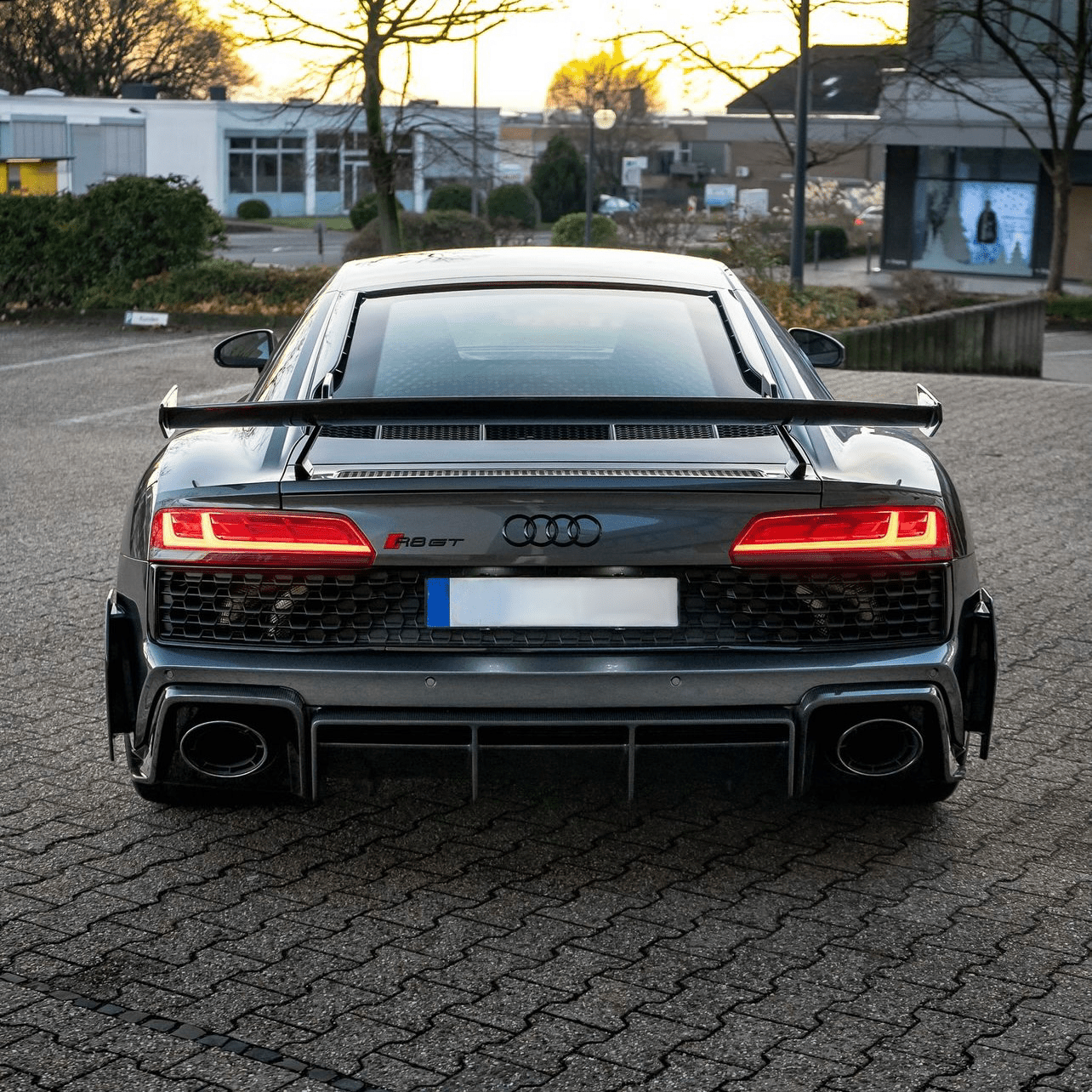 AUDI R8 V10 GEN 2 FL PRE - PREG CARBON FIBER GT STYLE REAR WING (2020 - 2023) - AutoTailor