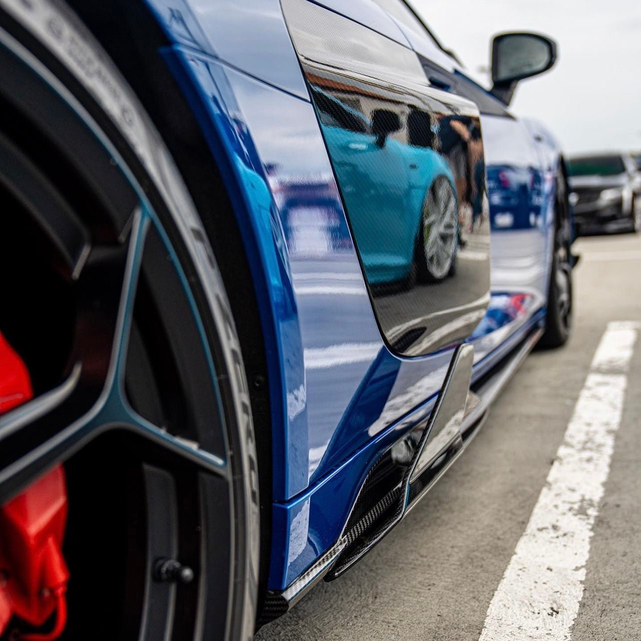 AUDI R8 V10 GEN 2 PRE - PREG CARBON FIBER SIDE SKIRTS (2020 - 2023) - AutoTailor