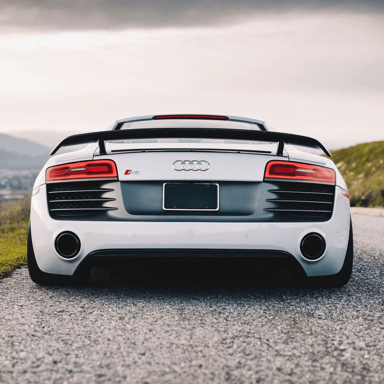 AUDI R8 V8/V10 GEN 1 CARBON FIBER REAR WING (2008 - 2015) - AutoTailor