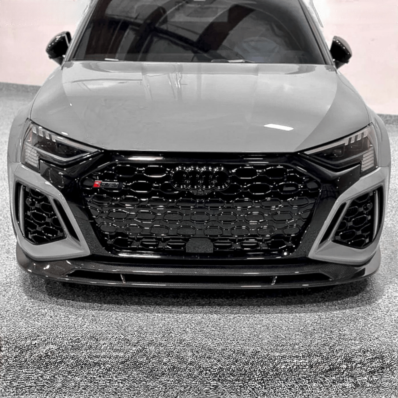 AUDI RS3 8Y SALOON PRE - PREG CARBON FIBER FRONT SPLITTER (2021+) - AutoTailor