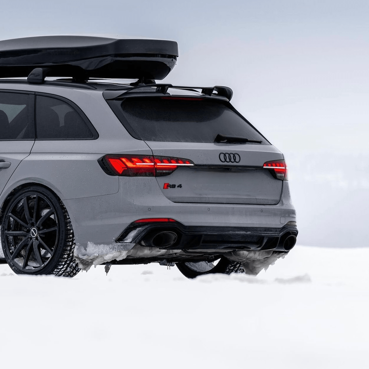 AUDI RS4 B9 AVANT PRE - PREG CARBON FIBER REAR SPOILER (2020+) - AutoTailor