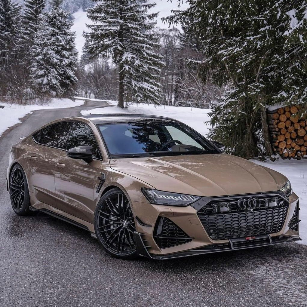 AUDI RS7 C8 PRE - PREG CARBON FIBER FRONT SPLITTER (2020 - 2022) - AutoTailor
