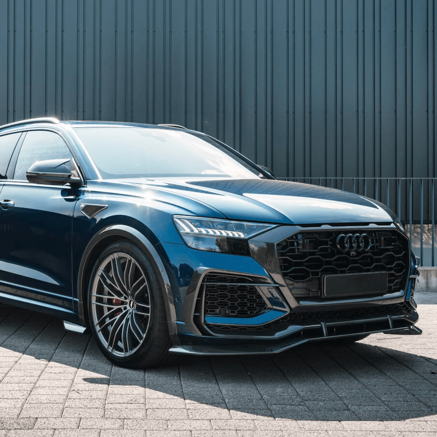 AUDI RSQ8 CARBON FIBER FRONT SPLITTER KIT (2020+) - AutoTailor