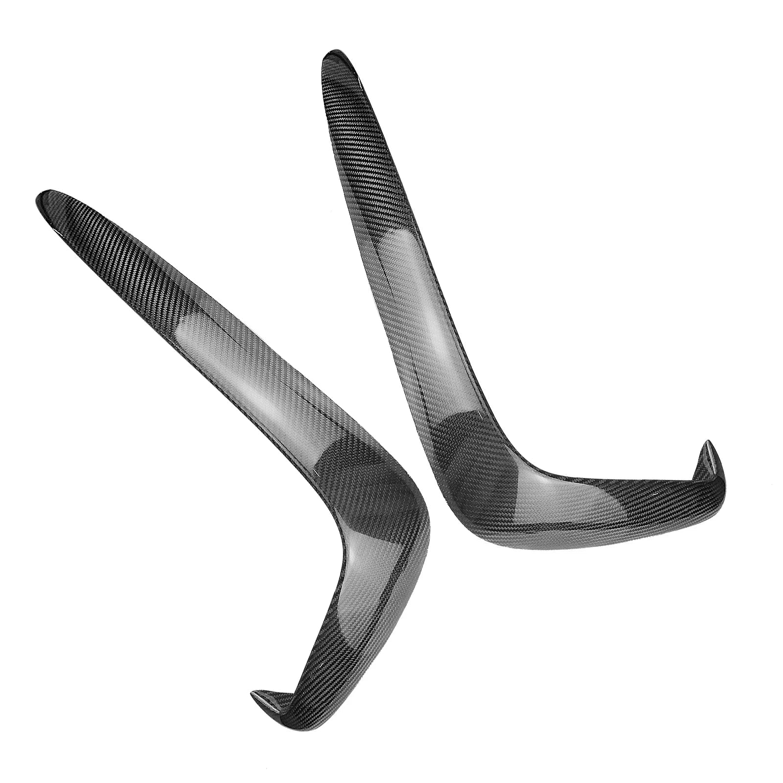 AUDI S3/A3 S - LINE 8V FL CARBON FIBRE FRONT BUMPER FOGLIGHT TRIM COVERS (2017 - 2020) - AutoTailor