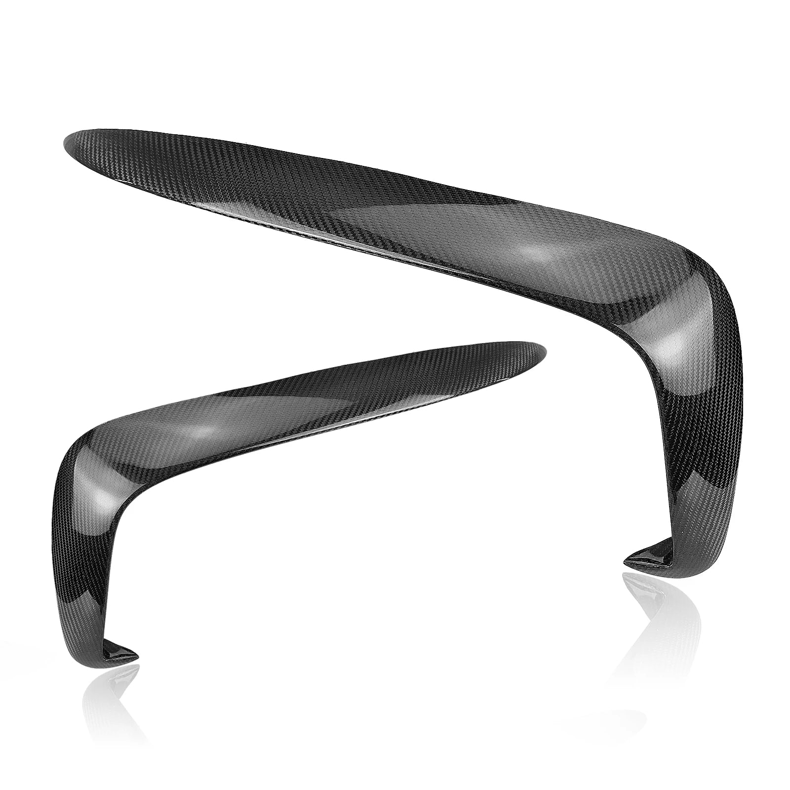 AUDI S3/A3 S - LINE 8V FL CARBON FIBRE FRONT BUMPER FOGLIGHT TRIM COVERS (2017 - 2020) - AutoTailor