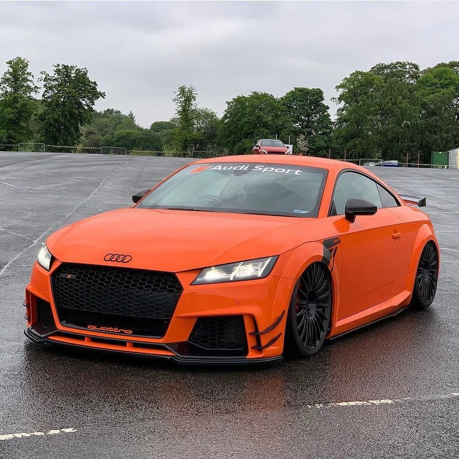 AUDI TT RS MK3 CARBON FIBER FRONT BUMPER CANARDS (2015 - 2018) - AutoTailor