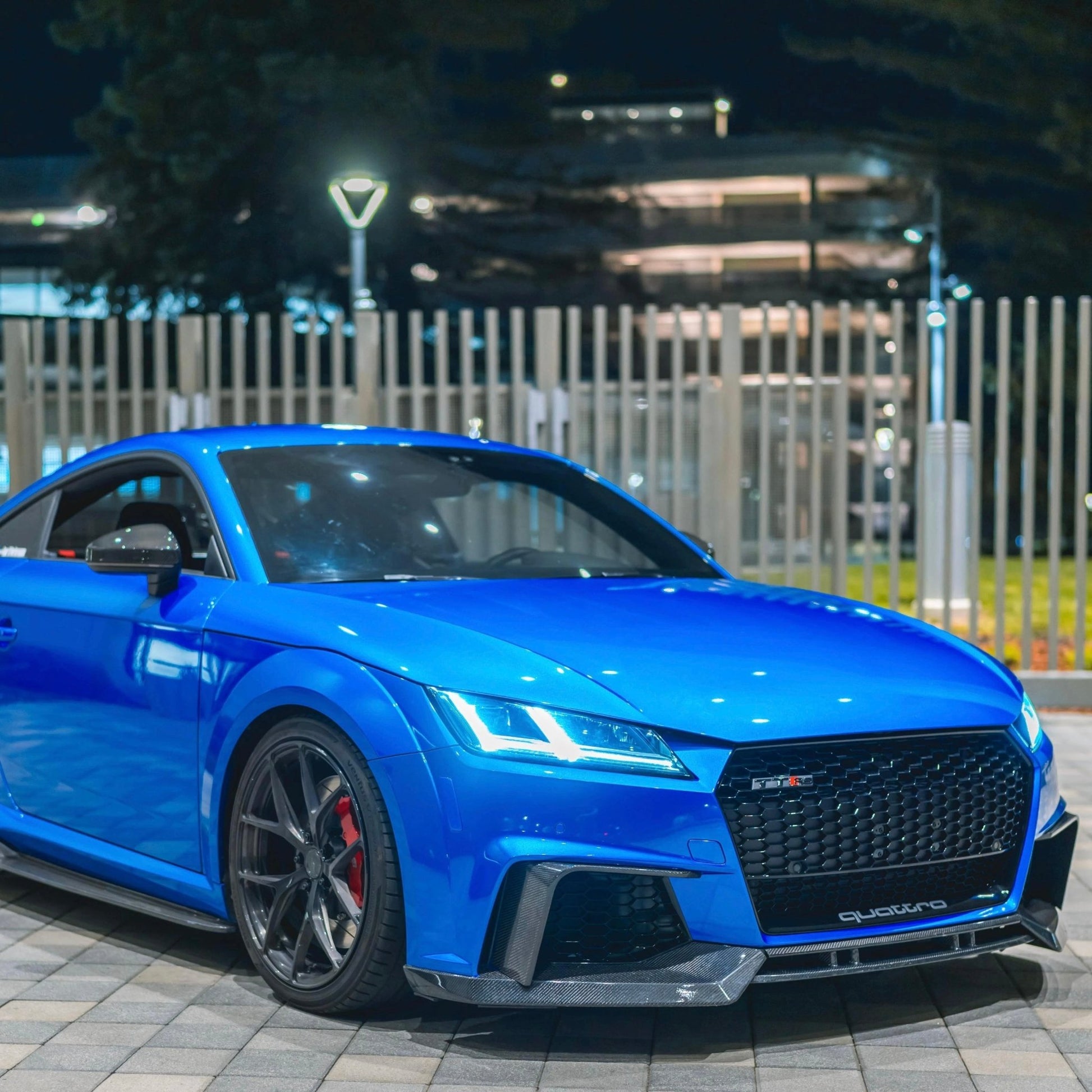 AUDI TT RS MK3 CARBON FIBER FRONT SPLITTER (2015 - 2018) - AutoTailor