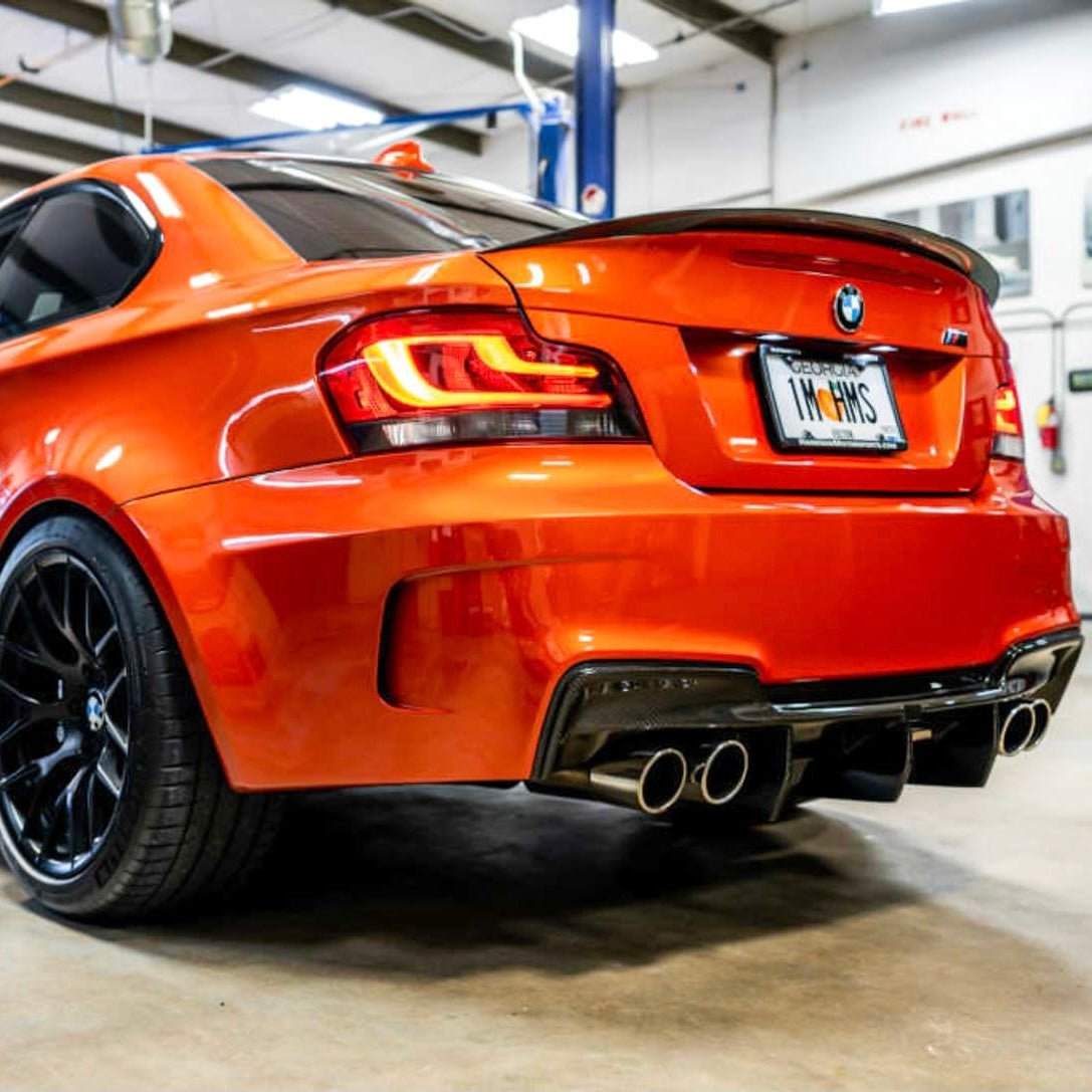 BMW 1 SERIES/1M E82 CARBON FIBER REAR SPOILER LIP (2007 - 2013) - AutoTailor