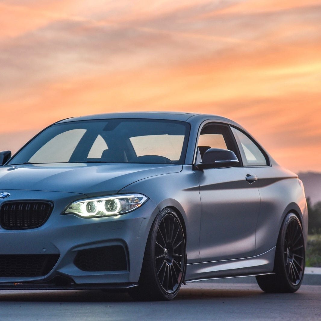 BMW 2 SERIES F22 F23 (M SPORT) CARBON FIBER SIDE SKIRTS (2014 - 2020) - AutoTailor