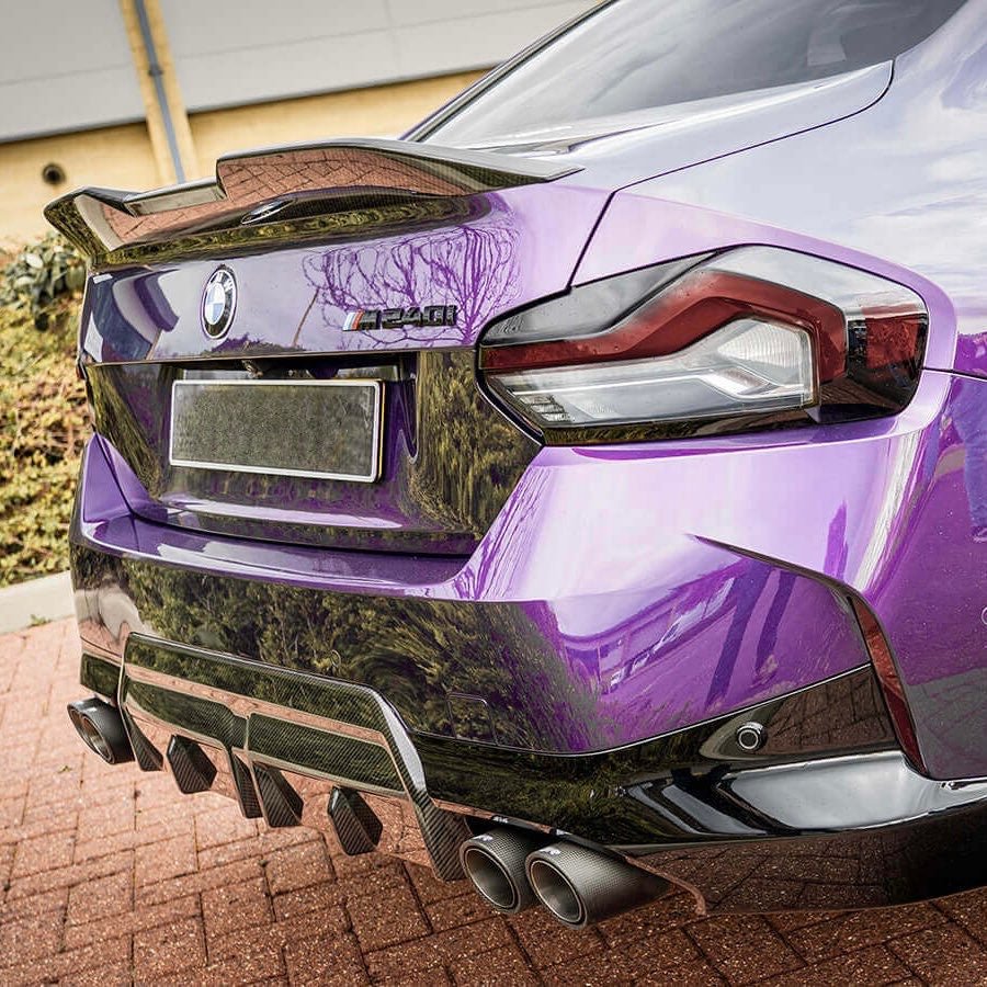 BMW 2 SERIES G42 (M - SPORT) PRE - PREG CARBON FIBER REAR DIFFUSER (2022+) - AutoTailor