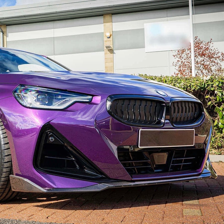 BMW 2 SERIES G42 PRE - PREG CARBON FIBER FRONT SPLITTER (2022+) - AutoTailor