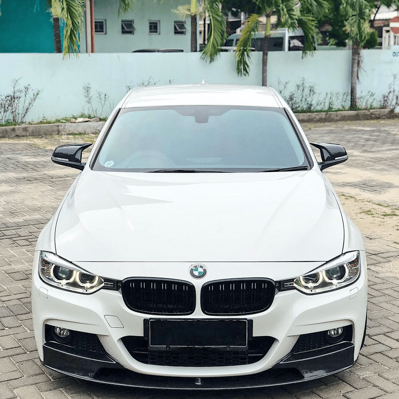BMW 3 SERIES F30 F31 (M SPORT) CARBON FIBER FRONT SPLITTER (2011 - 2018) - AutoTailor