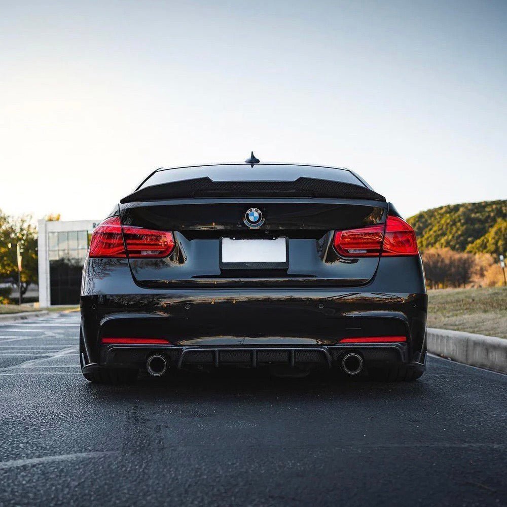 BMW 3 SERIES F30 F31 (M SPORT) CARBON FIBER REAR DIFFUSER (2011 - 2018) - AutoTailor