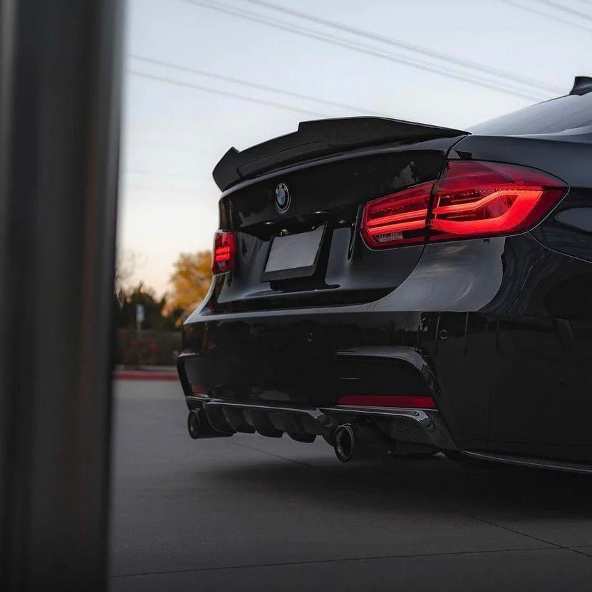 BMW 3 SERIES F30 F31 (M SPORT) CARBON FIBER REAR DIFFUSER (2011 - 2018) - AutoTailor