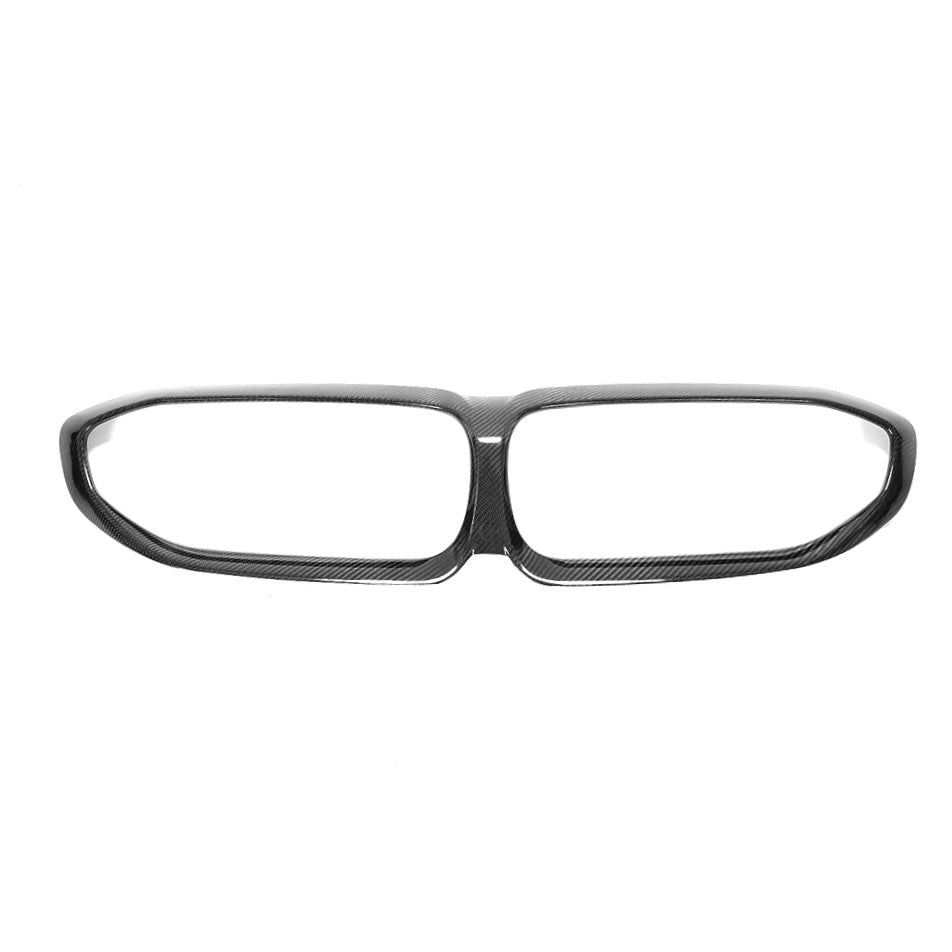 BMW 3 SERIES G20 G21 CARBON FIBER FRONT GRILLE TRIM (2019 - 2022) - AutoTailor