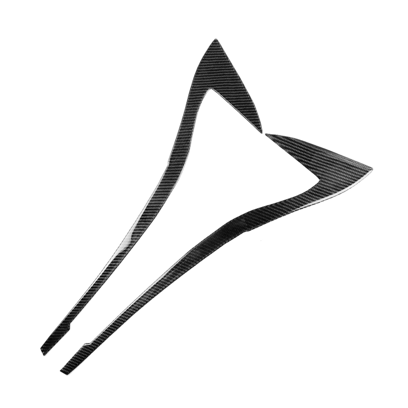 BMW 3 SERIES G20 G21 PRE - PREG CARBON FIBER HEADLIGHT EYEBROW COVERS (2019 - 2022) - AutoTailor