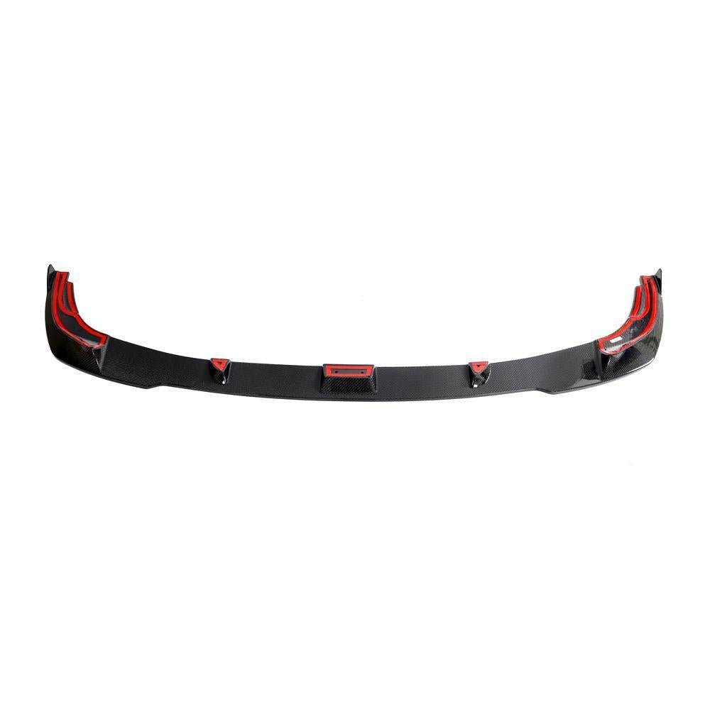 BMW 3 SERIES G20 LCI (M SPORT) CARBON FIBER FRONT SPLITTER (2022+) - AutoTailor