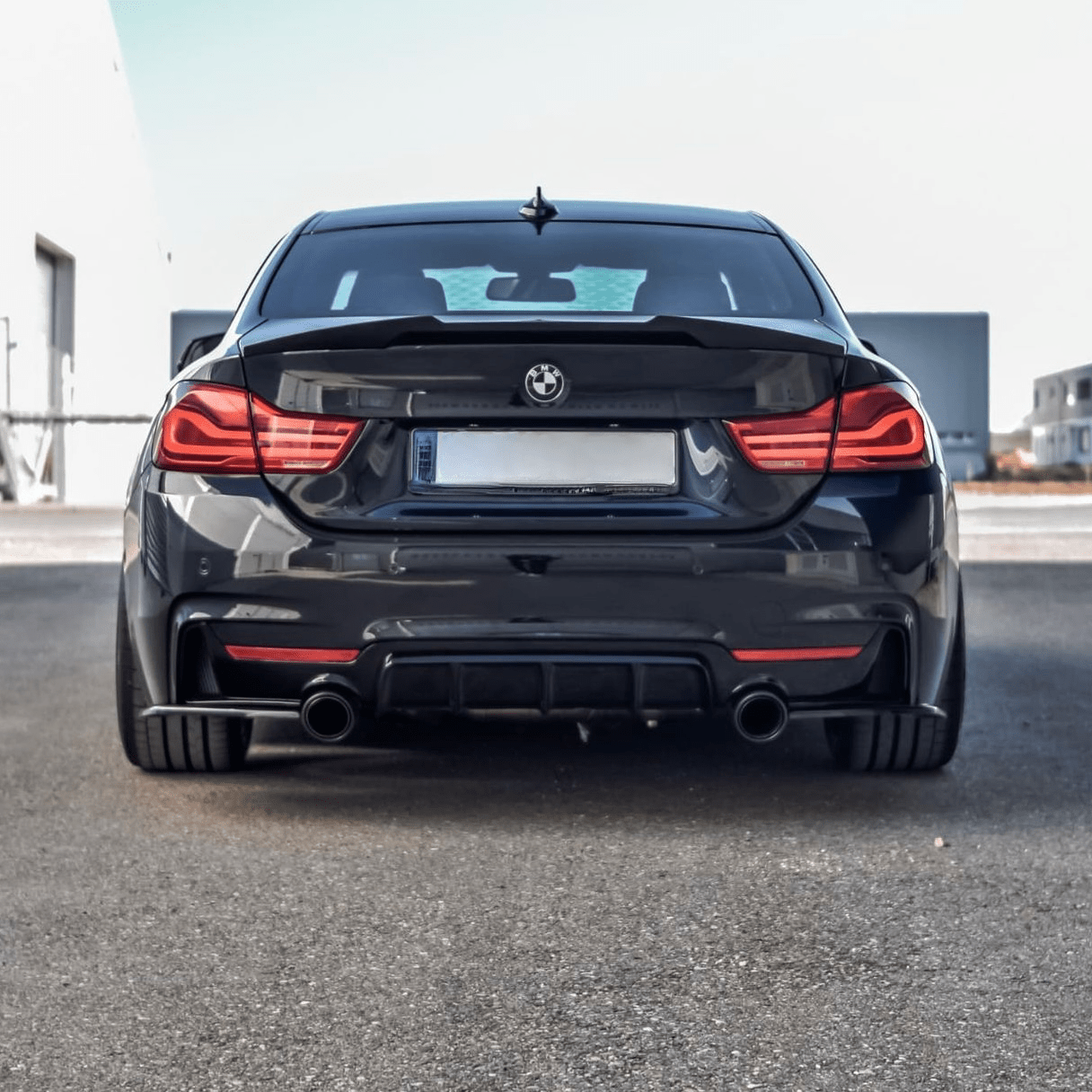 BMW 4 SERIES F32 (M SPORT) PRE - PREG CARBON FIBER SPOILER LIP (2013 - 2019) - AutoTailor