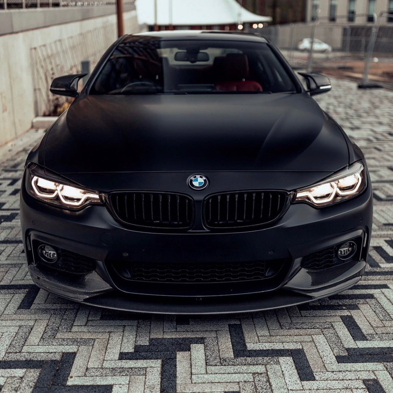 BMW 4 SERIES F32/F33/F36 (M SPORT) CARBON FIBER MP FRONT SPLITTER (2013 - 2019) - AutoTailor