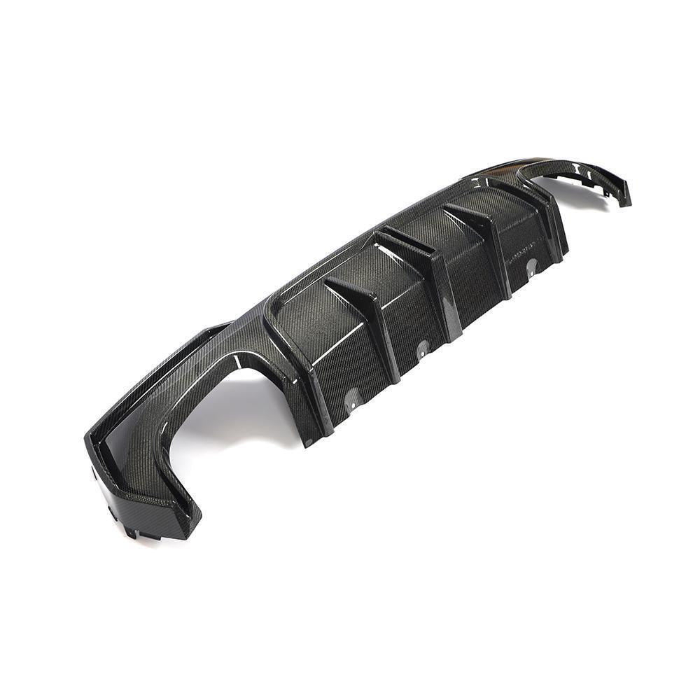 BMW 4 SERIES G22/G23 (M SPORT) CARBON FIBER RAIN LIGHT REAR DIFFUSER (2020+) - AutoTailor