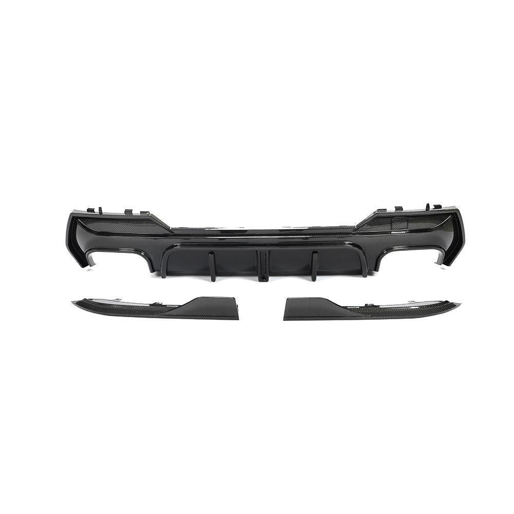 BMW 4 SERIES G22/G23 (M SPORT) CARBON FIBER RAIN LIGHT REAR DIFFUSER (2020+) - AutoTailor