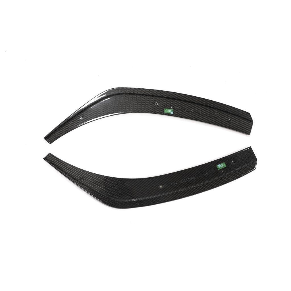 BMW 4 SERIES G22/G23 (M SPORT) PRE - PREG CARBON FIBER FRONT SPLITTER (2020+) - AutoTailor