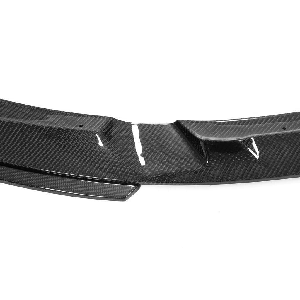 BMW 4 SERIES G22/G23 (M SPORT) PRE - PREG CARBON FIBER FRONT SPLITTER (2020+) - AutoTailor