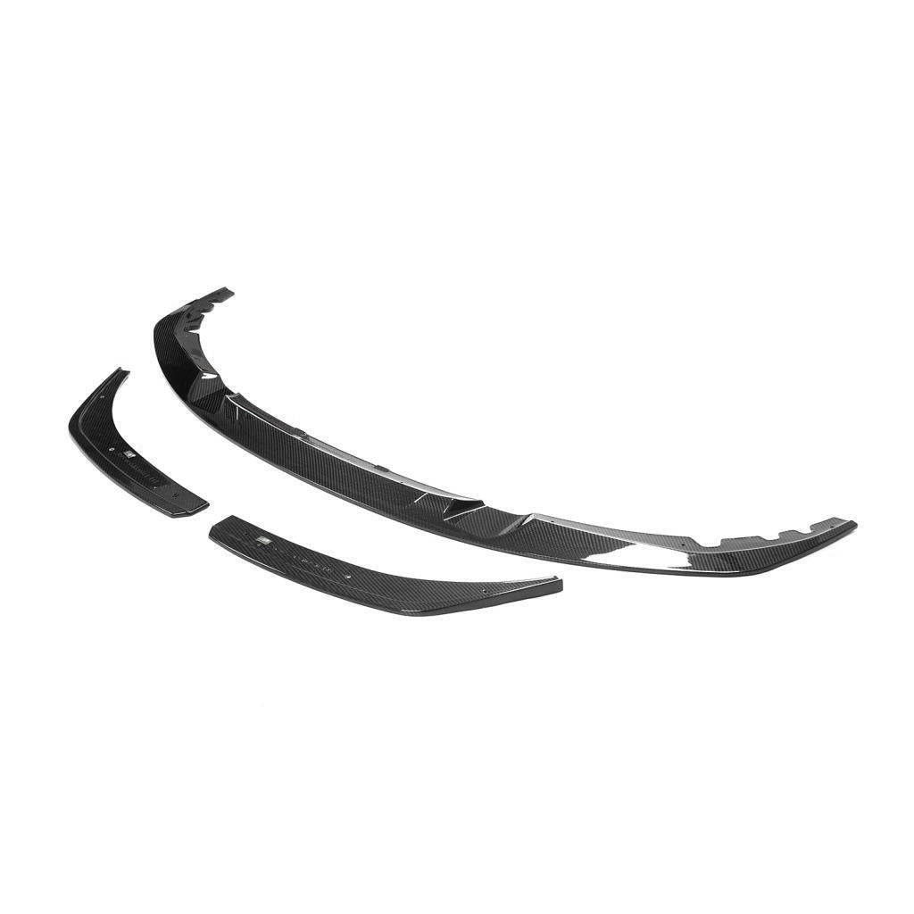 BMW 4 SERIES G22/G23 (M SPORT) PRE - PREG CARBON FIBER FRONT SPLITTER (2020+) - AutoTailor