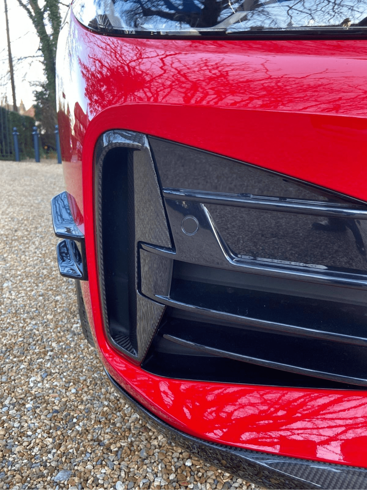 BMW 4 SERIES G22/G23 (M SPORT) PRE - PREG CARBON FIBER FRONT VENT COVER (2020+) - AutoTailor